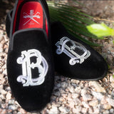 Being Dapper Monogramed Slippers