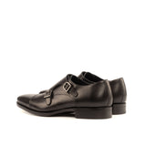 Black Double Monkstrap Shoes