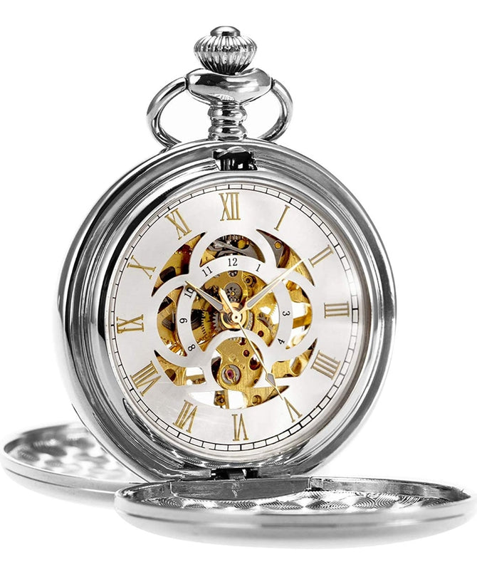 Simple Elegant Mechanical Pocket Watch