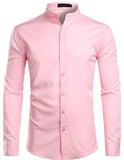 Simple Mandarin Dress Shirt